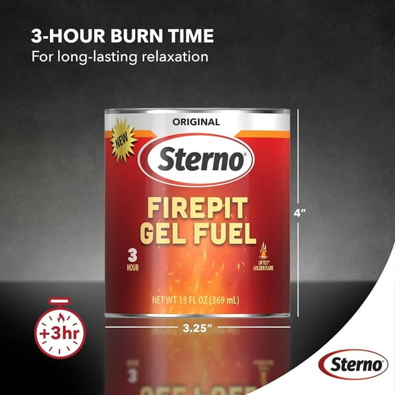 Firepit Gel - 6-Pack (Red, 6 Pack)