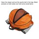 thumbnail image 3 of Bolsa de baloncesto, mochila deportiva Bolsa de pelota impermeable Soporte portador con correas de hombro ajustables Fútbol Voleibol, 3 of 5