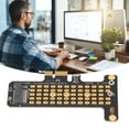 thumbnail image 4 of NVMe M.2 To PCIE X1 Riser Card, PCB Material Aluminum Heat Transfer Design PCI Express Riser Card Black Colour Full Height Baffle  For  For Win, 4 of 8