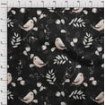 thumbnail image 4 of oneOone Polyester Spandex Black Fabric Rooster Cock Craft Projects Decor Fabric Printed By The Yard 56 Inch Wide, 4 of 4