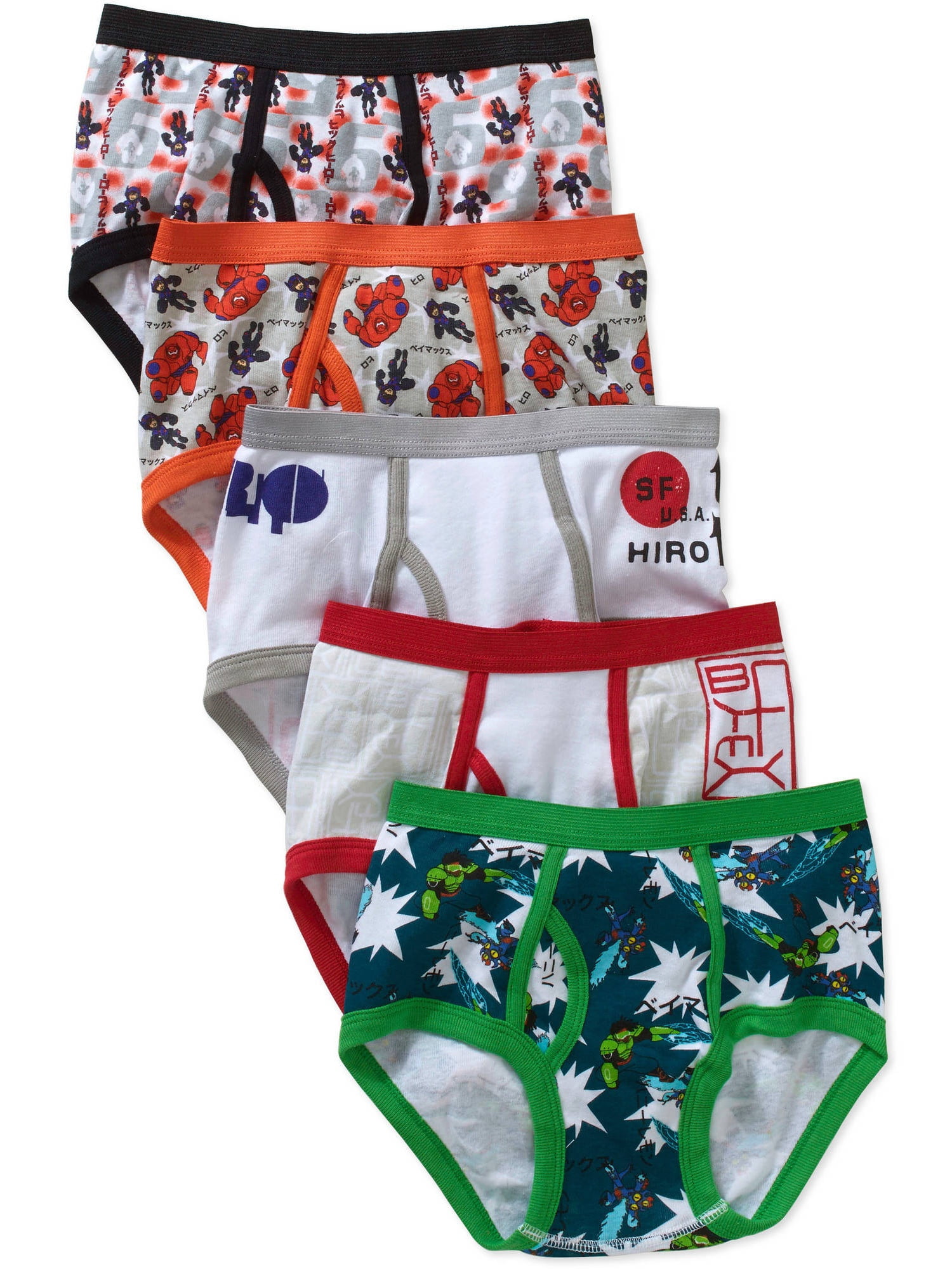 Disney Disney Big Hero 6 Boys Underwear, 5 Pack