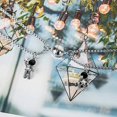 thumbnail image 3 of Collares magnéticos a juego con atracción mutua chapados para parejas, colgantes de astronauta con imanes, 2 piezas, regalo de Navidad y San Valentín, joyas para él y para ella, 3 of 8