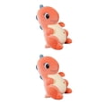 thumbnail image 3 of Bewildely Mini dinosaurio juguetes de peluche niños vacaciones almohada para dormir adornos de juguete para niños niñas cumpleaños regalo de Rosa 2Conjunto, 3 of 6