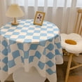 thumbnail image 2 of Flannel Tablecloth  Style Finnish Flower High-end Sense Internet Celebrity Photo Decorative Cloth Student Desk Coffee Table Mat Tablecloth, 2 of 7