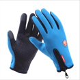 thumbnail image 1 of Ski zipper gloves waterproof windproof non-slip fashion gloves, 1 of 4