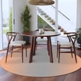 thumbnail image 3 of Round Rugs 6Ft, LightSalmon Gray Ombre Round Area Rug Washable Indoor Throw Carpet, Modern Gradient Abstract Art Soft Non Slip Circle Rug for Office Cabinet Home Decor Aesthetic, 3 of 8