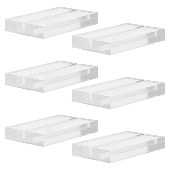 FRCOLOR 6pcs Table Number Holder Sign Holder Stand Table Name Holder Photo Displaying Base