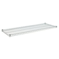 HSS Extra Wire Shelf 16"x48", Fits 1" Pole Diameter Chrome, Capacity 600 lbs