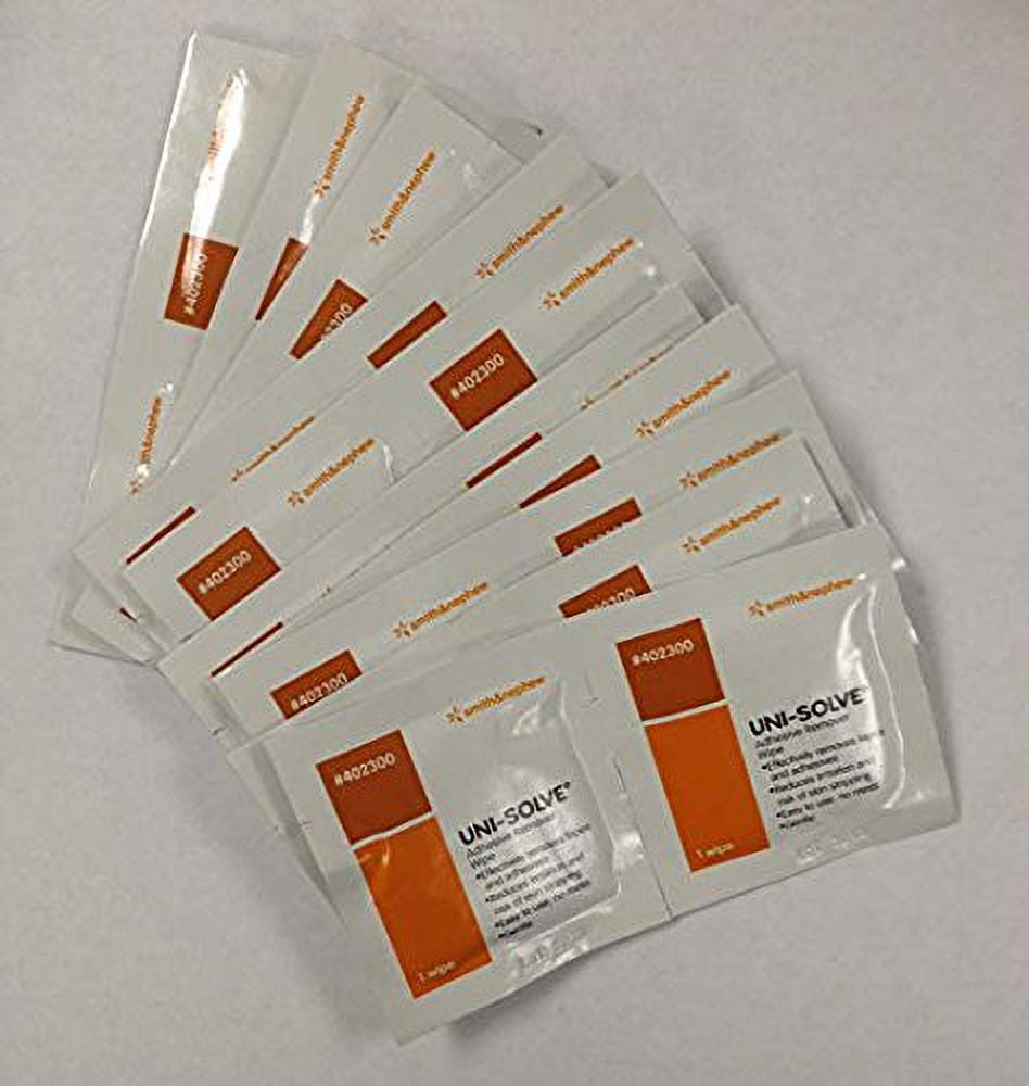 Uni-Solve Adhesive Remover Wipes (4 Boxes of 50)