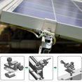 thumbnail image 3 of ZHAOCHENG 6 clips de conexión a tierra para paneles solares, kit de fijación para sistemas de montaje solar, abrazaderas de soporte de montaje y terminales de fijación para paneles solares., 3 of 5