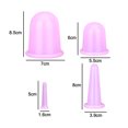 thumbnail image 2 of Dinheiro Juego de copas de masaje corporal de silicona especial para todo el cuerpo, cara, espalda y piernas, ventosas de silicona anticelulíticas, ventosas faciales, masajeador de vacío para, 2 of 5