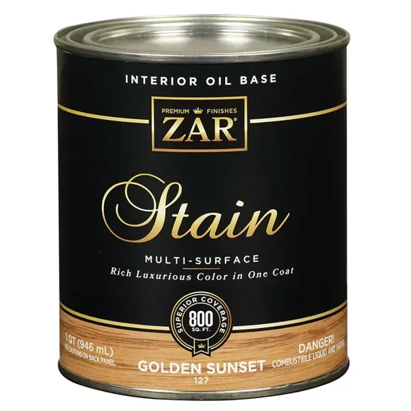 qt UGL 12712 Golden Sunset Zar Interior Oil-Based Wood Stain