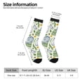 thumbnail image 4 of Goofa Vintage Utensils Printed Men's Crew Socks, Soft Durable Breathable Moisture-Wicking with Odor Control Cotton socks, 4 of 9