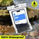 thumbnail image 2 of Universal Waterproof Phone Case for iPhone 16 15 14 13 Plus Pro Max, IPX8 Cellphone Dry Bag 12 11 Pro Max XR X 8 7 6S Plus SE, Galaxy S23 S22 S21 S20+ S20 S10 Plus Note, Pixel up to 7" -Blac, 2 of 5