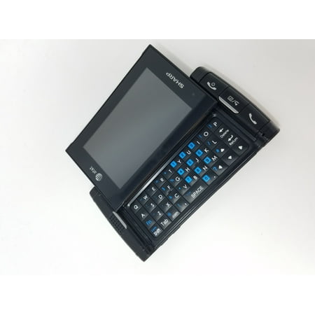 Preowned Sharp FX STX-2 Slider Phone with Touchscreen, QWERTY Keyboard, (AT&T