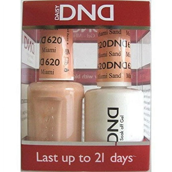 DND Nail Polish Gel & Matching Lacquer Set (620 - Miami Sand)