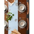 thumbnail image 5 of Colorful Map Burlap Cotton Table Runner 16x72 Inches Long, Modern Abstract Minimalist Illustration Art Farmhouse Table Runners, Outdoor Dining Tablecloths Decor for Baby Shower/Party/Wedding, 5 of 6