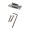 Silver color, variant on Necvior Tone Enhancing Electric Guitar Bridge Compatible for Various Models Music Styles