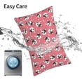 thumbnail image 6 of Pofeuu French Bulldog Face Print Polyester Microfiber Plush Pillowcases, Super Soft and Cozy Pillow Case Covers with Envelop Closure（Pillow core not included）-20"x30", 6 of 6