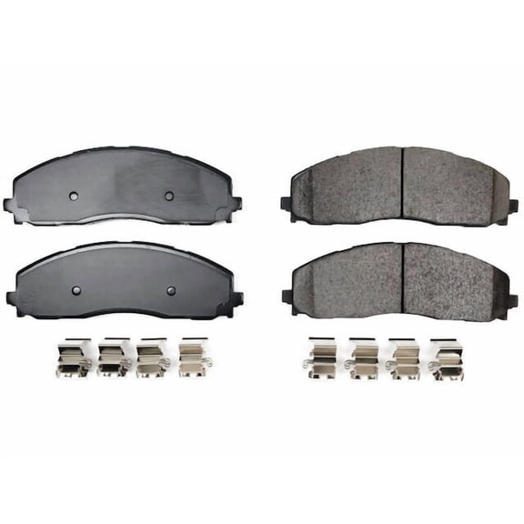 Front Brake Pad Set - Compatible with 2023 - 2024 Ford F-350 Super Duty - Power Stop