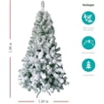 thumbnail image 2 of Arbol DE Navidad TRADY FIT Arbol DE Navidad VERDE NEVADO 180 CM FRONDOSO, 2 of 7