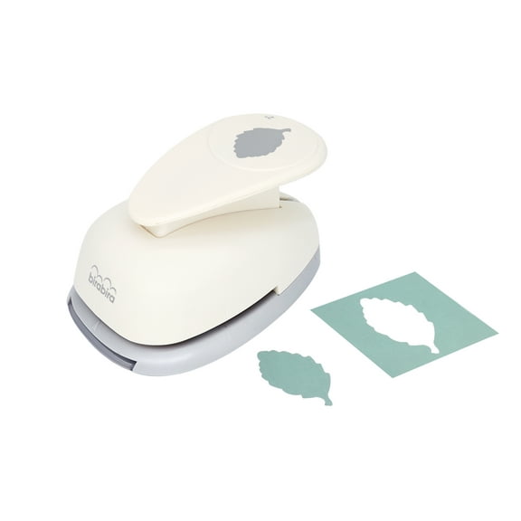 Bira Craft 2 inch Birch Leaf Shape Lever Action Craft Punch, Autumn Punch, Leaf Punch, for Paper Crafting Scrapbooking