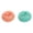 Pink*1+Blue*1, variant on Fiber Dish Scrubbers for Dishes,Dishwasher Compatible Pot Round Scrubber Scouring Pad Dish Scourers,Strong Detergency,Fibre Material,8.5cm/3.14in Scouring Dish Pads for Kitchen Cleaning(Pink,1pcs)