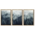 thumbnail image 6 of SHENIFY Nordic Forest Wall Art 16x24in3pcs Nautral Framed Tree Wall Decor Mid Century Moder Bedroom Decor Prints Ready To Hang for Bedroom, 6 of 7