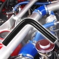 thumbnail image 2 of Unique Bargains 16mm 0.63" ID 90 Degree Elbow Silicone Reducer Hose Pipe Bend Turbo Water Intercooler Black, 2 of 6