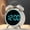 White case with blue lettering, variant on Ultra-Loud Alarm Clock with Powerful Metal Chime Essential for Heavy Sleepers Multi-Functional Plug-In Alarm Clock