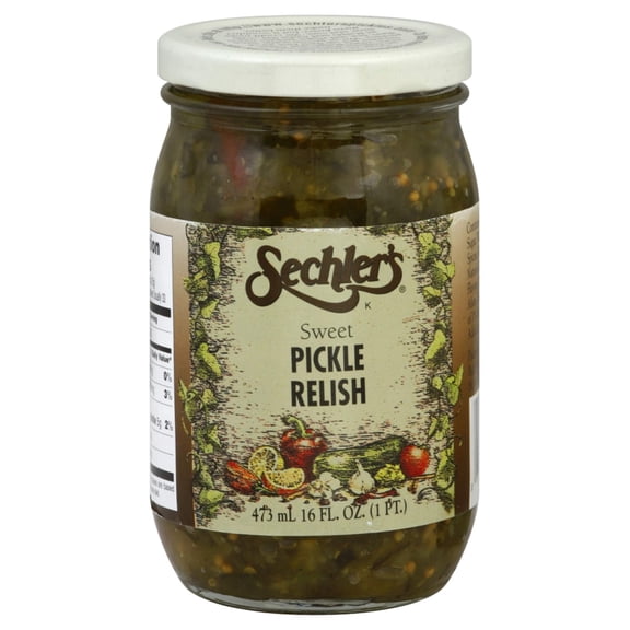 Sechlers - Sweet Relish Pickle - 16 Oz, Case of 12