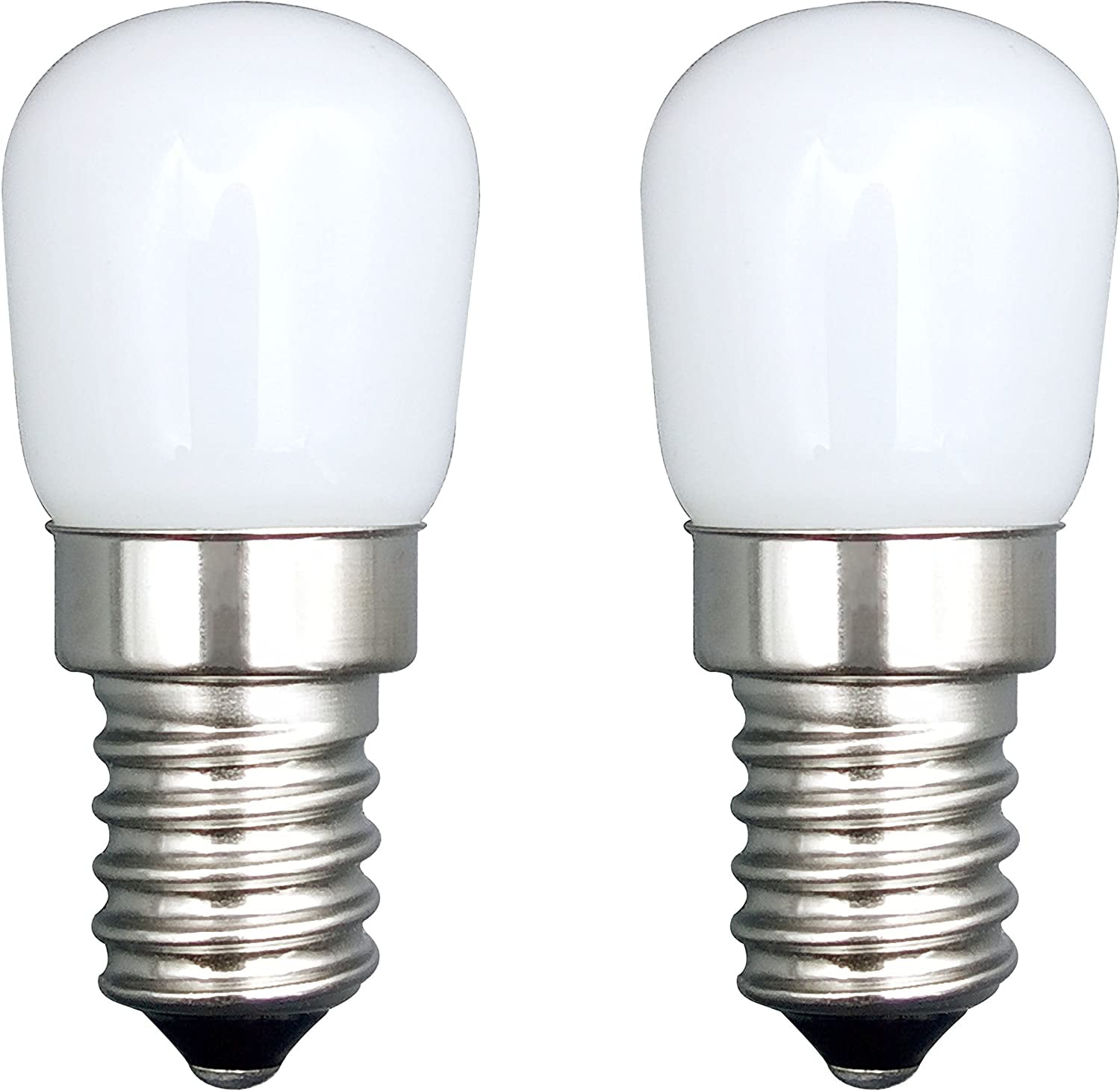 E14 Light Bulb,E14 LED Cool White Small Lamps Equivalent to 15W LED Halogen for Fridge/Exhaust Hood/Sewing Machine,2Pcs - Walmart.com