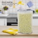 thumbnail image 3 of Contenedor portátil de plástico Vhermosa para almacenar arroz y cereales 2 litros, 3 of 8