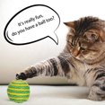 thumbnail image 4 of 3 piezas de juguete de bola de cuerda de lana tejida para gatos, bola de sisal, 4 of 5