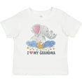 thumbnail image 3 of Inktastic I Love My Grandma Elephant Family Boys or Girls Baby T-Shirt, 3 of 5