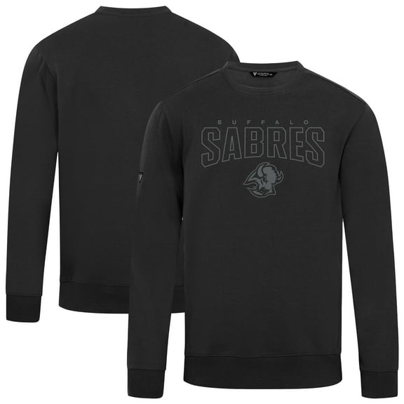 Men's Levelwear  Black Buffalo Sabres Zane Darkmoon Pullover Sweatshirt