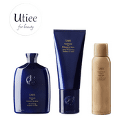 Oribe Shampoo and Conditioner for Brilliance & Shine Bundle plus Flash Form Finishing Hairspray Wax (8.5/6.8/4.2oz)