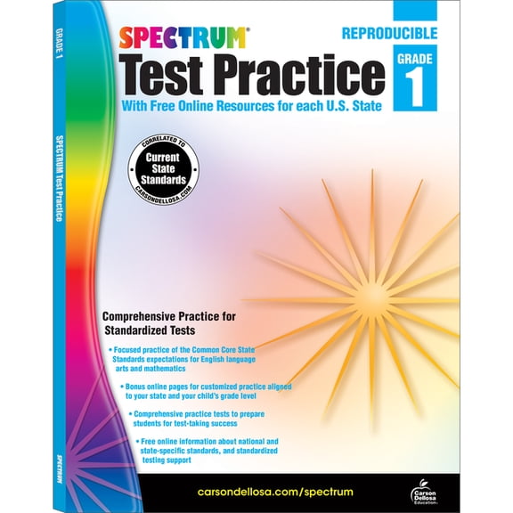 Spectrum Spectrum Test Practice, Grade 1: Volume 61, (Paperback)