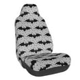 thumbnail image 1 of Wukai Bat Full Set Car Seat Covers with Soft Padding Universal Auto Front Seats Protector and Cushion Mat, 1 of 5