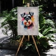 thumbnail image 4 of Watercolor Drip Schnauzer Pop Art Colorful Portrait Artwork Vertical Matte Canvas Poster Miniature Schnauzer Dog Lover Wall Art Home Decor - 01009, 4 of 5
