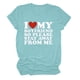 thumbnail image 2 of Fiudx Ofertas y Liquidaciones Camiseta de Manga Corta Estampada con Cuello Redondo a La Moda para Mujer, Camisetas Holgadas Informales, 2 of 3