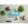 thumbnail image 3 of Carolines Treasures CK3523LCB Border Terrier Christmas Tree Glass Cutting Board - Large, 3 of 4
