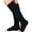 Black, variant on Sunm Boutique 20-30mmHg Wide Calf Zipper Compression Socks Open Toe Compression Sockings for Women & Men(1 Pair,Black)