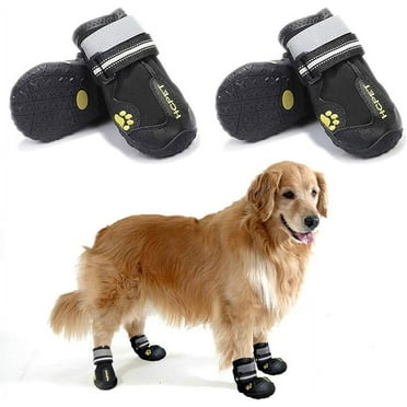 Dog Shoes for Small Medium Large Dogs Waterproof Dog Rain Boots & Paw Protectors Dog Crocs with Adjustable Reflective Straps Durable Anti-Slip Dog Paw Protector Dog Shoes Booties for Hot Pavement