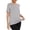 Gray, variant on ZZwxWA Womens Summer Tops Short Sleeve Shirts Trendy V Neck T Shirts for Women Casual Tops
