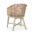 thumbnail image 3 of Pemberly Row Outdoor Solid Wood Dining Chair in Natural Tone, 3 of 7