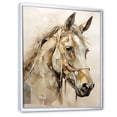 thumbnail image 2 of Designart "Majestic Equine Beauty" Animals Horse Floater Framed Wall Decor, 2 of 5