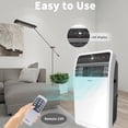 thumbnail image 6 of Shinco 10,000 BTU Portable Air Conditioner with Heater up to 400 Sq. Ft, Ac Heater Combo Window Unit, Portable AC Unit with Dehumidifier & Fan, Cools & Heats,Remote Control and Window Kit, 6 of 14