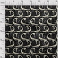 thumbnail image 3 of oneOone Cotton Cambric Black Fabric Abstract Bird Quilting Supplies Print Sewing Fabric By The Yard 56 Inch Wide-X8, 3 of 6