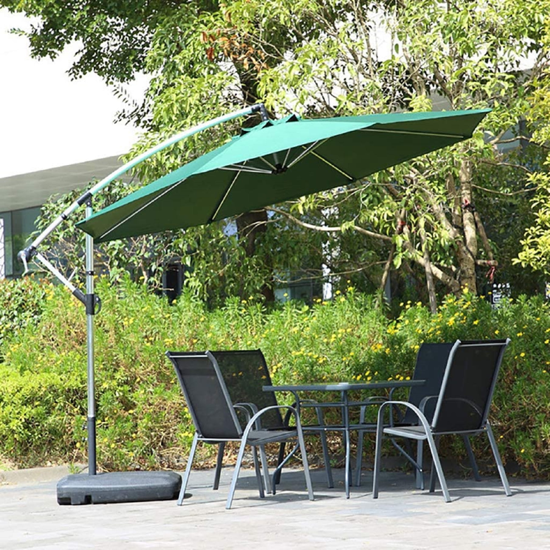 10' Cantilever Patio Offset Umbrella Replacement Canopy Parasol Top Cover Shield 
